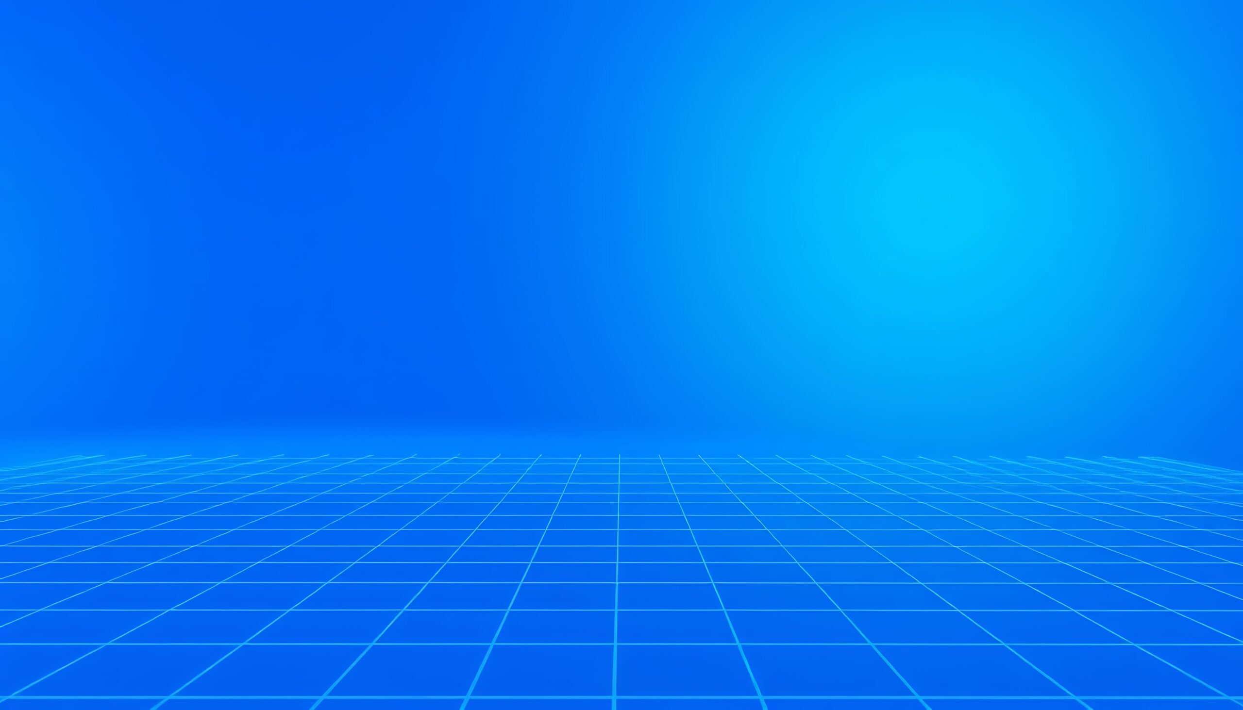 Blue Grid Background With Perspective (1)